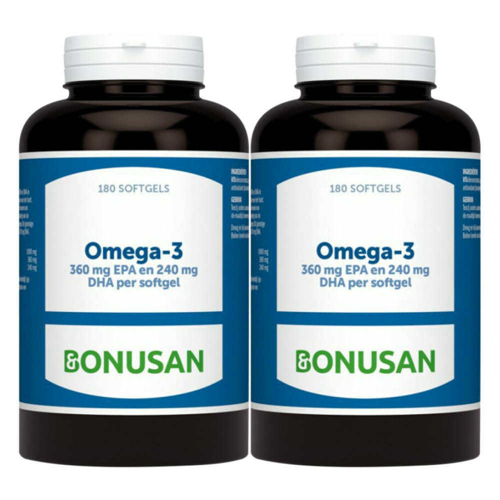 2x Bonusan Omega-3 180 softshells