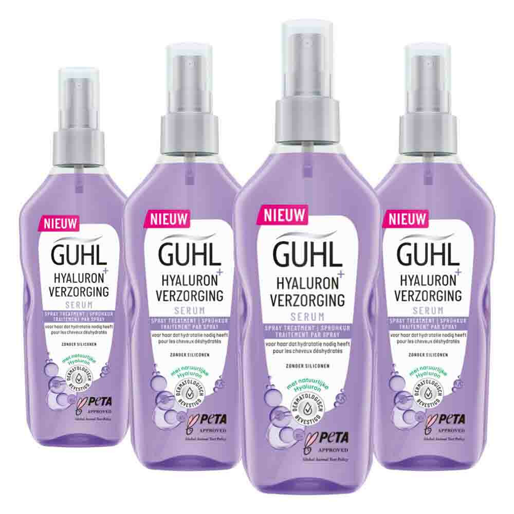 4x Guhl Spray Hyaluron Verzorging 150 ml