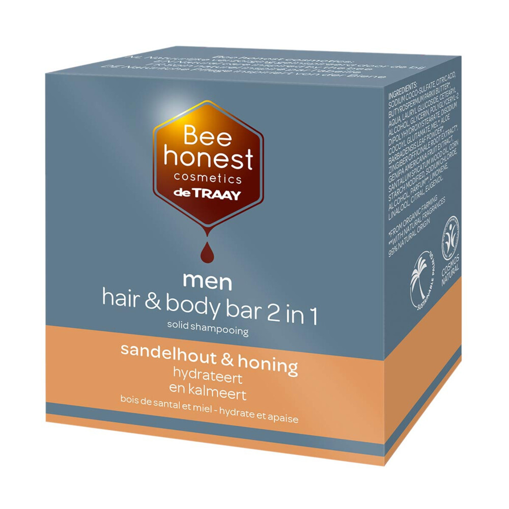 Bee Honest Shampoo&Bodybar Men 80 gr