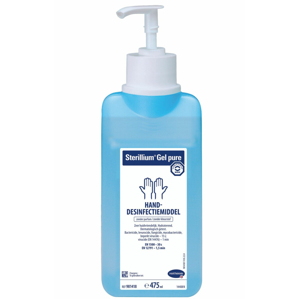Sterillium Handdesinfectie Gel Pure Pompflacon 475 ml
