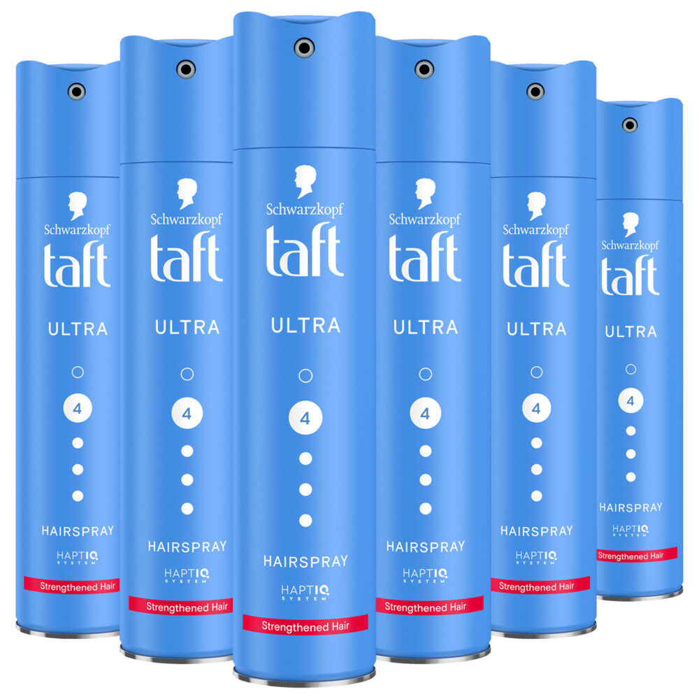 6x Taft Hairspray Ultra Strong 250 ml