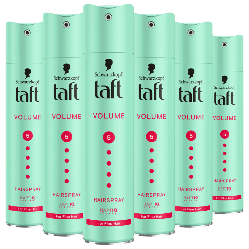 6x Taft True Volume Haarspray Mega Strong 250 ml