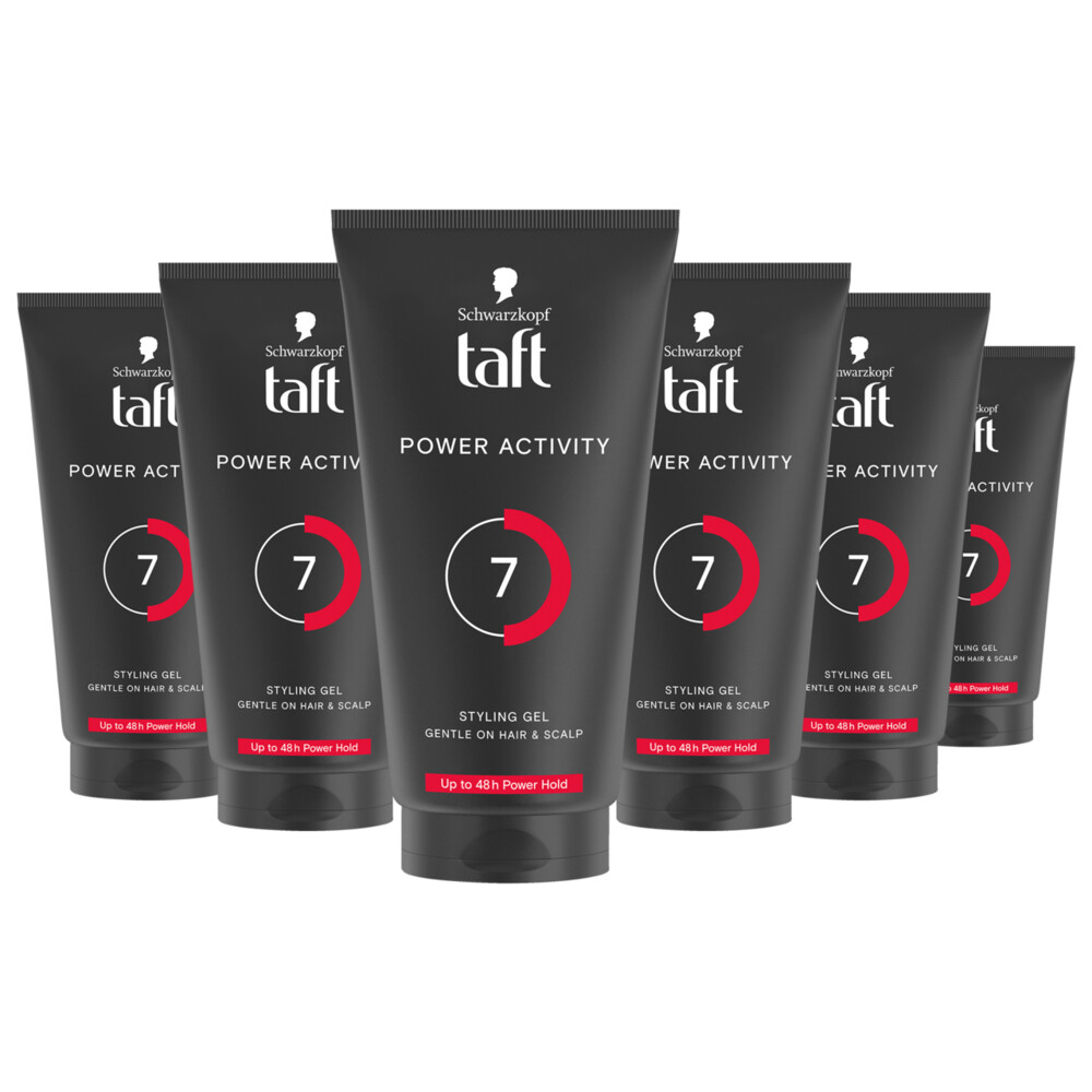 6x Taft Styling Gel Power Active 150 ml