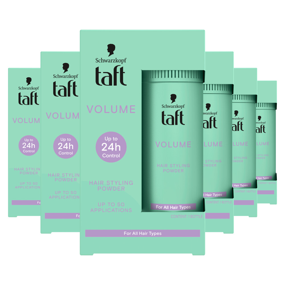 6x Taft True Volume Haarpoeder 10 gr