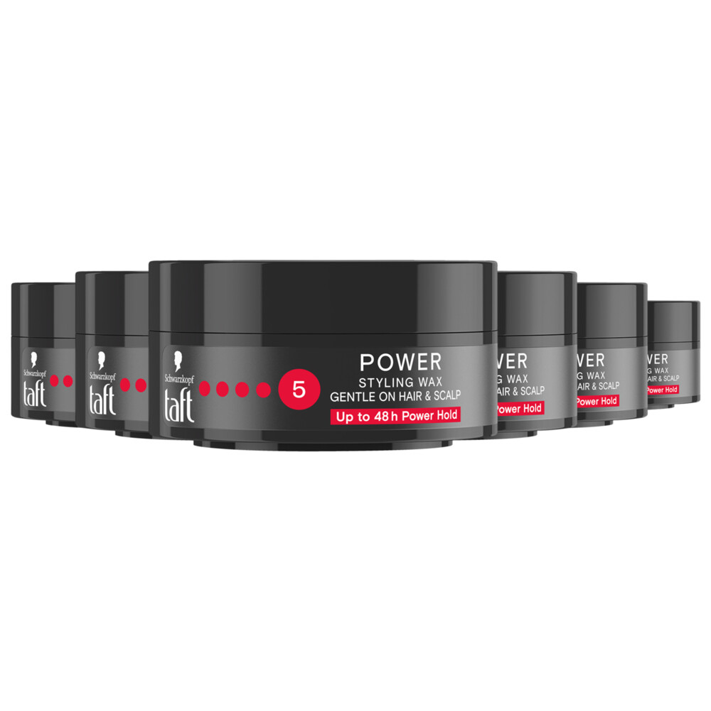 6x Taft Power Wax 75 ml