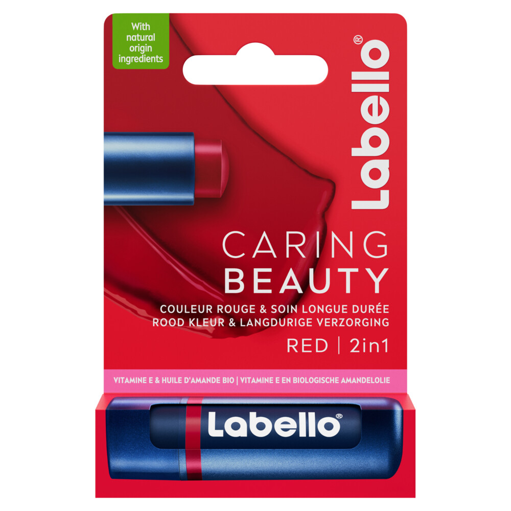 24x Labello Lippenbalsem Caring Beauty Red 5.5 ml