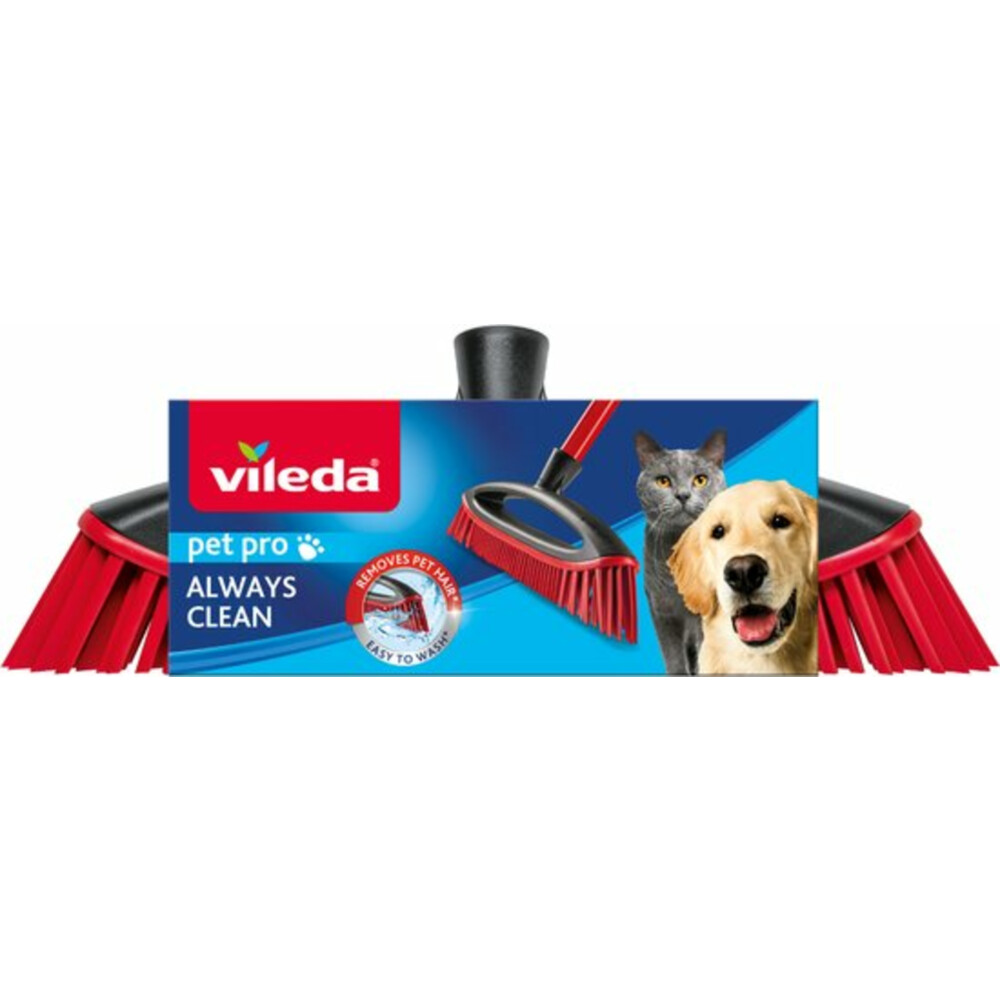 6x Vileda PetPro Always Clean Bezem