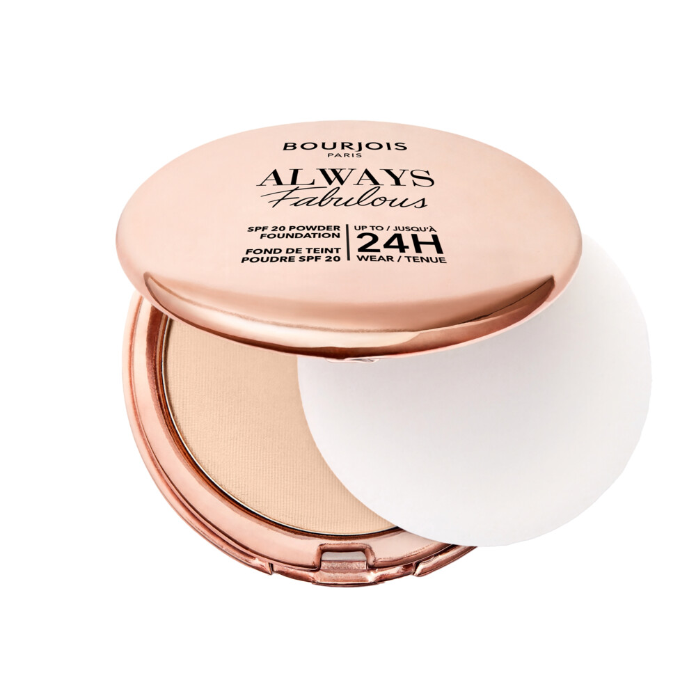 1+1 gratis: Bourjois Always Fabulous Compact Foundation Ivory 125 7 gr