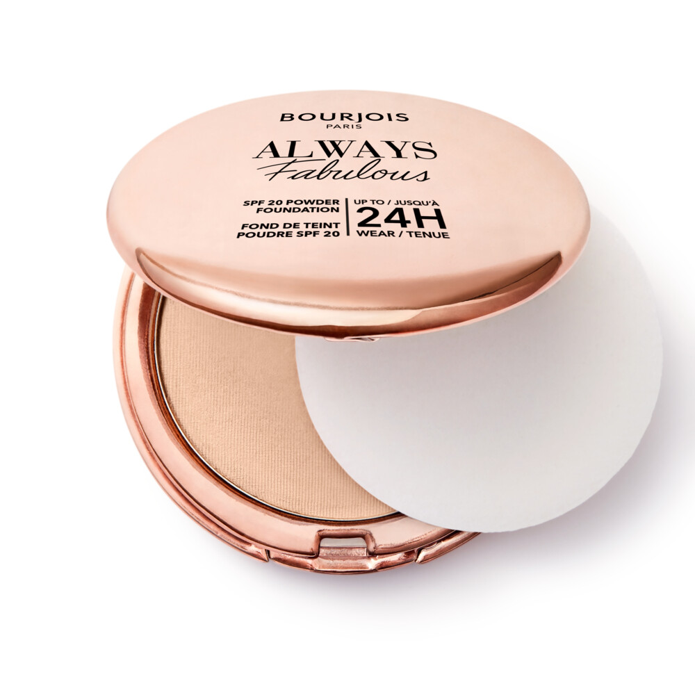 1+1 gratis: Bourjois Always Fabulous Compact Foundation Rose Sand 300 7 gr