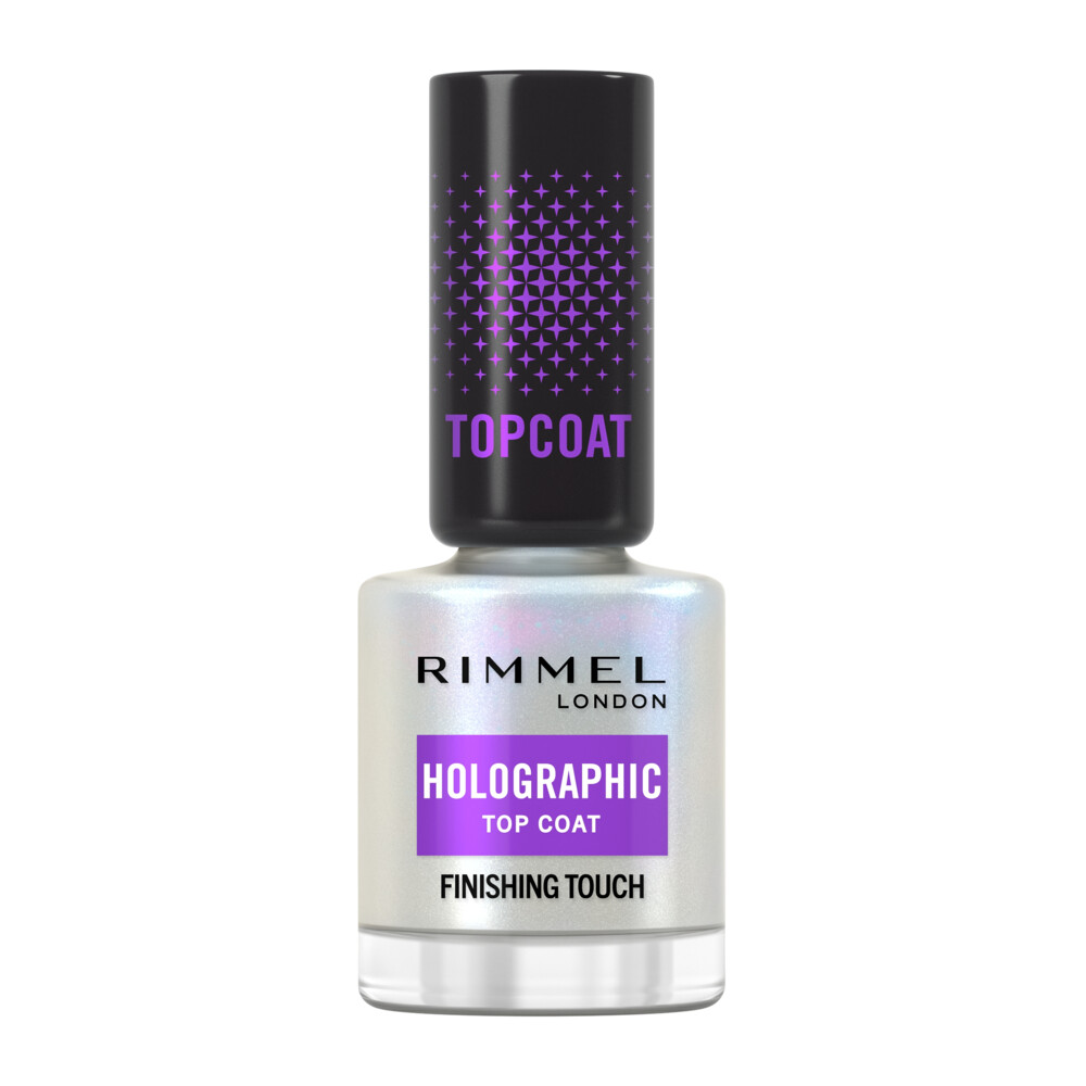 1+1 gratis: Rimmel Top Coat Holographic 12 ml