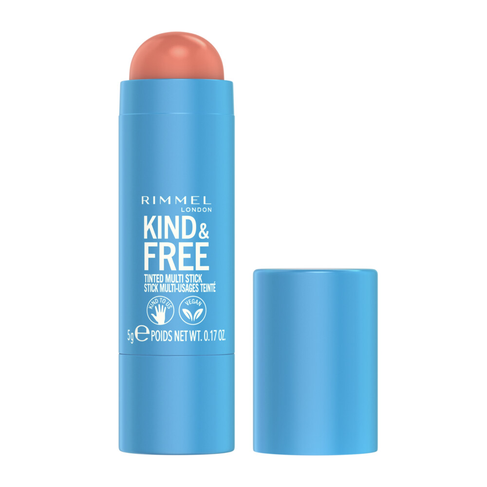 1+1 gratis: Rimmel Kind&Free Multi Stick Blush en Lipstick Peachy Cheeks 002 5 gr