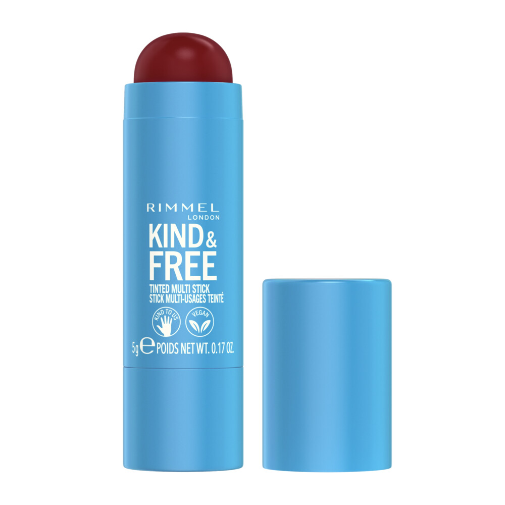 1+1 gratis: Rimmel Kind&Free Multi Stick Blush en Lipstick Berry Sweet 005 5 gr