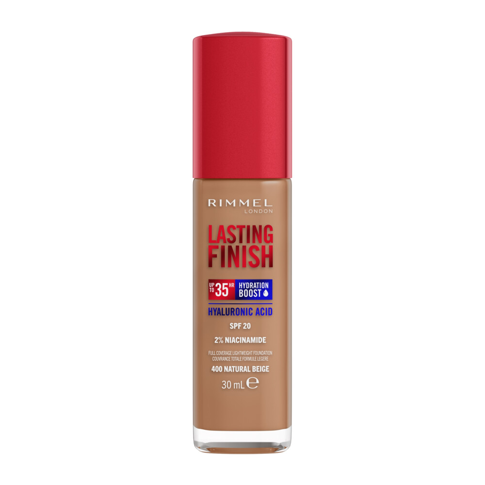 Rimmel Lasting Finish 35H Foundation Natural Beige 400 30 ml