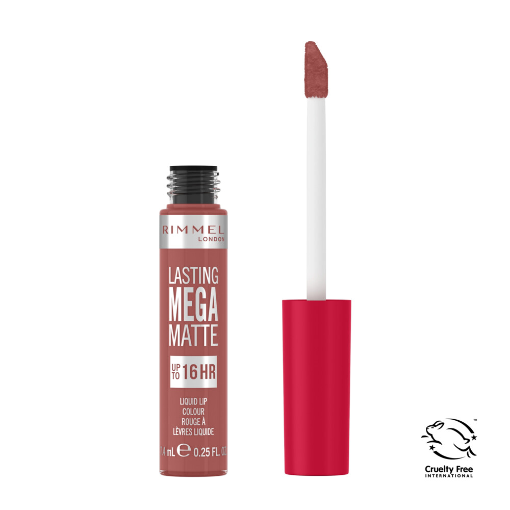 1+1 gratis: Rimmel Lasting Mega Matte Liquid Lipstick Pink Blink ​200 7.4 ml