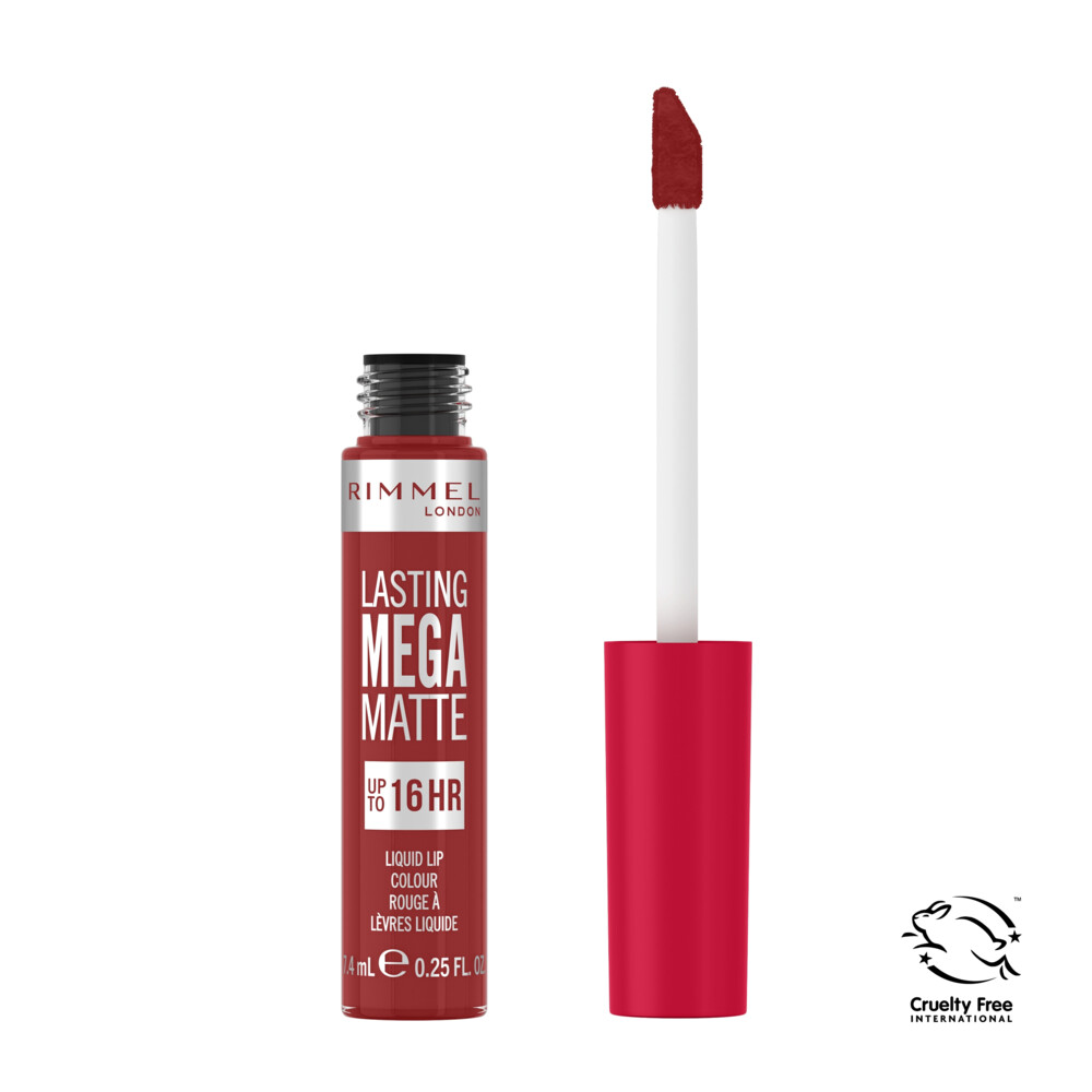 1+1 gratis: Rimmel Lasting Mega Matte Liquid Lipstick Fire Starter ​500 7.4 ml