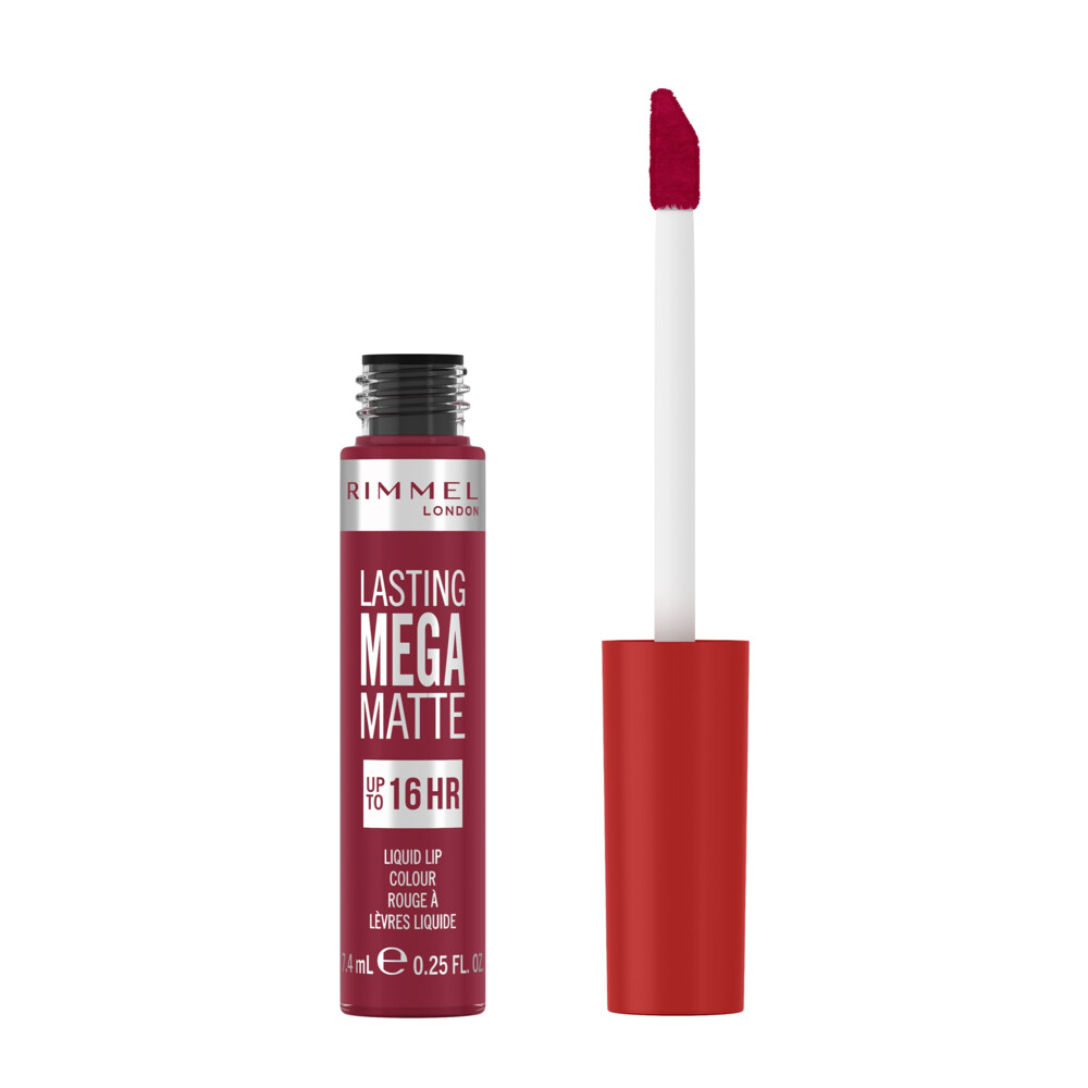 1+1 gratis: Rimmel Lasting Mega Matte Liquid Lipstick Ruby Passion 930 7.4 ml