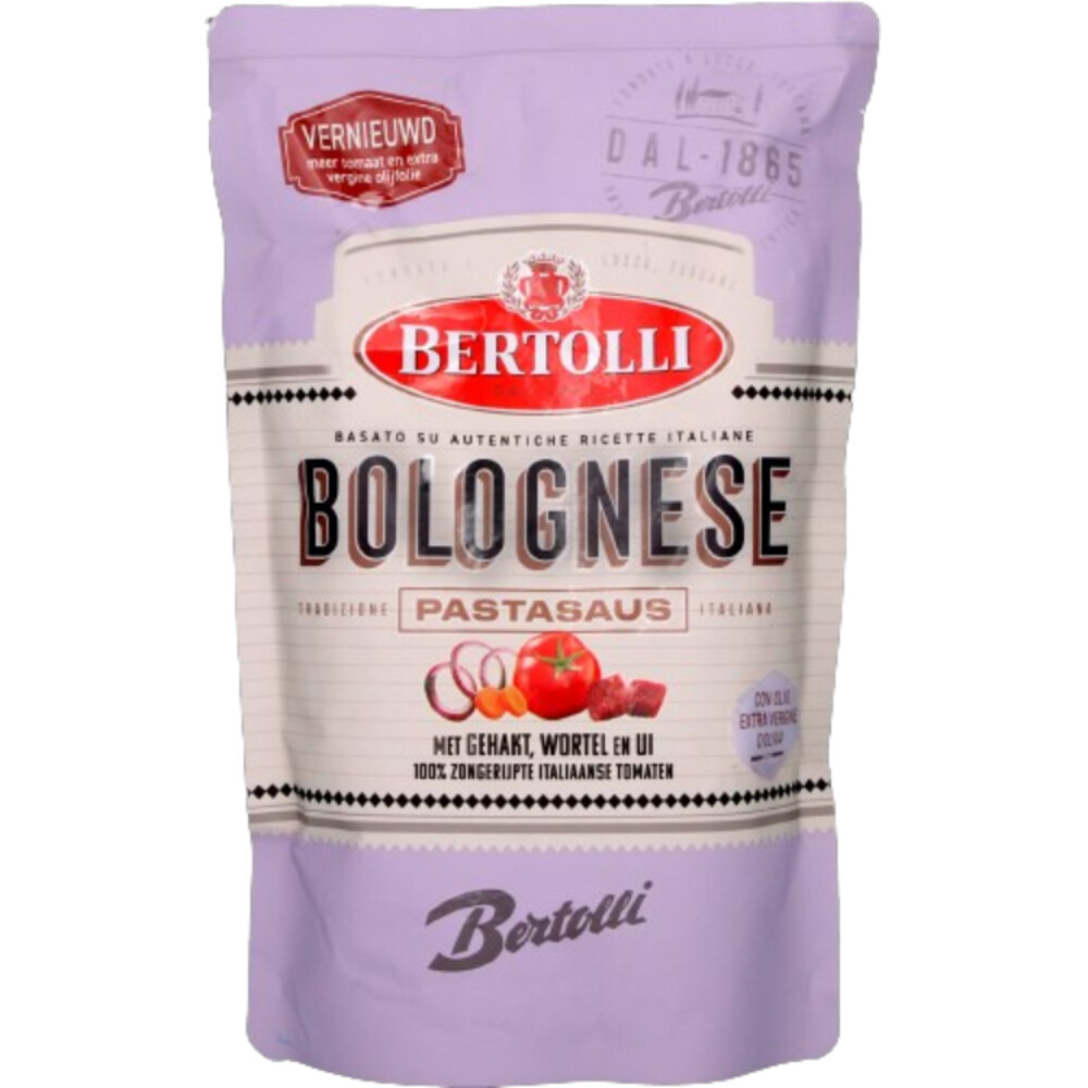 6x Bertolli Pastasaus Zak Bolognese 460 gr