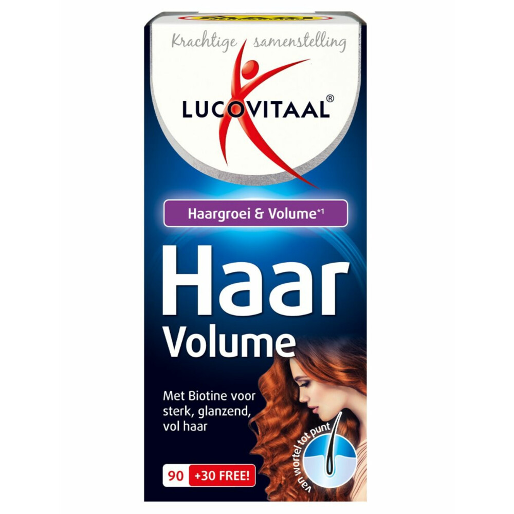 2x Lucovitaal Haar Groei&Volume 120 capsules