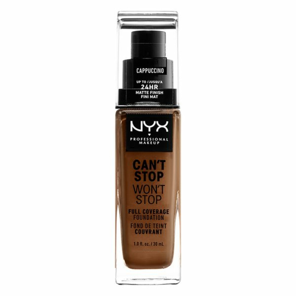 NYX Professional Makeup Can't Stop Won't Stop 24 Hour Foundation (Various Shades) Cappuccino