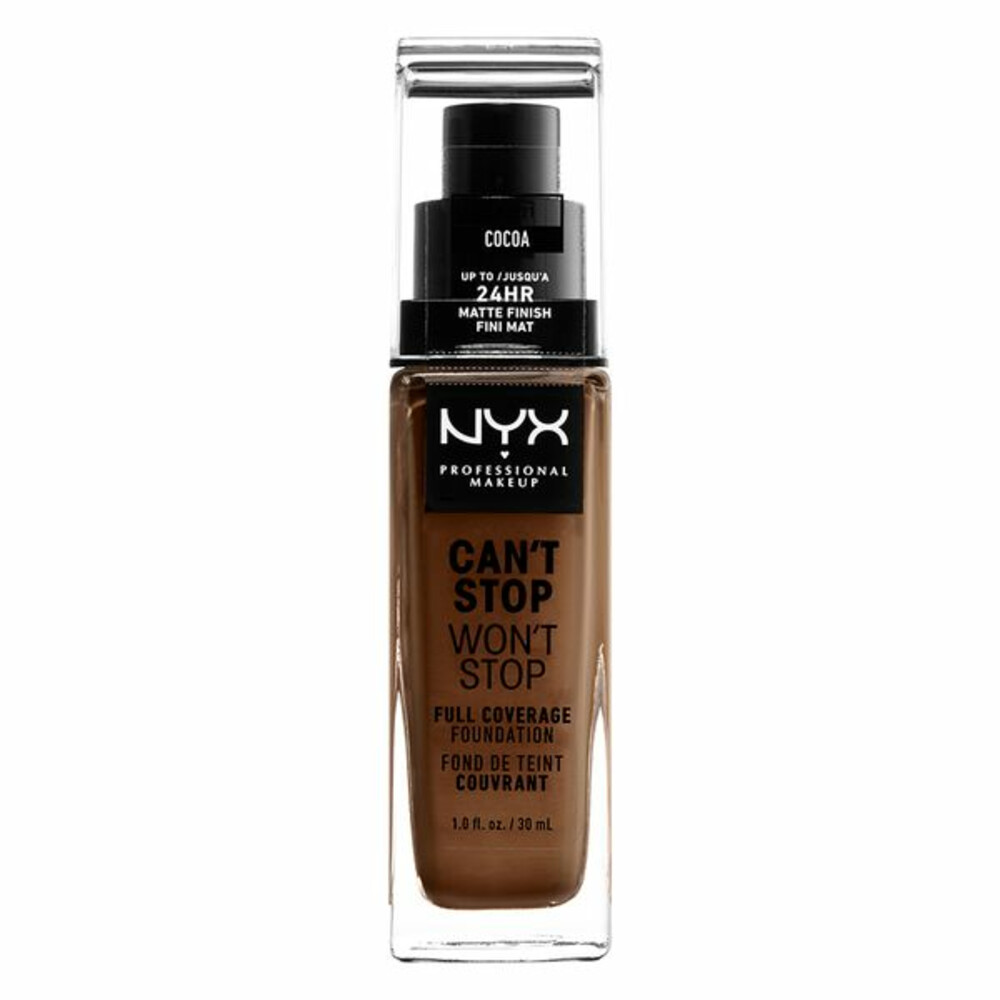 NYX Professional Makeup Can't Stop Won't Stop 24 Hour Foundation (Various Shades) Cocoa