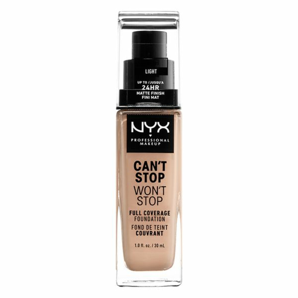 NYX Professional Makeup Can't Stop Won't Stop 24 Hour Foundation (Various Shades) Light