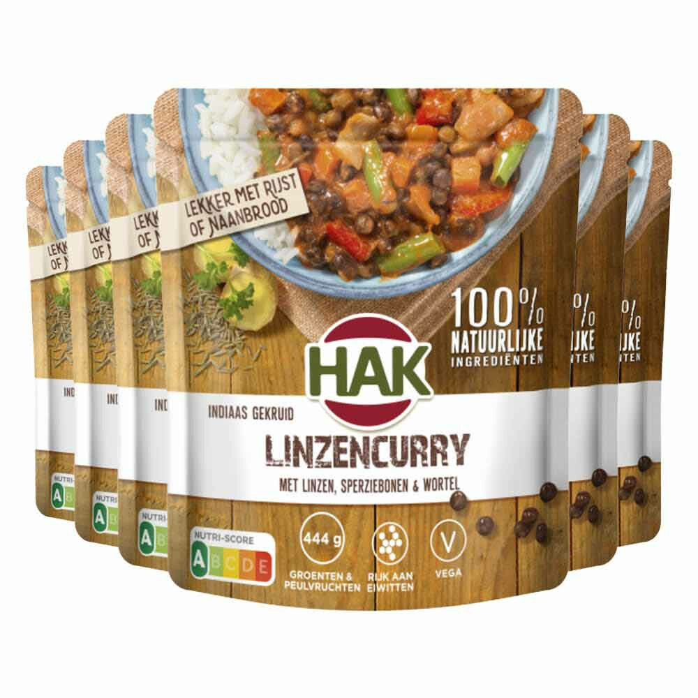 6x Hak Linzencurry 550 gr