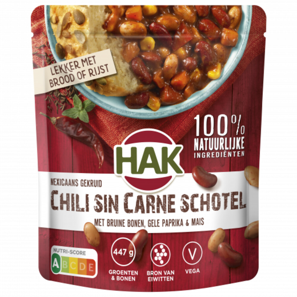 Hak Chili Sin Carne Schotel 550 gr