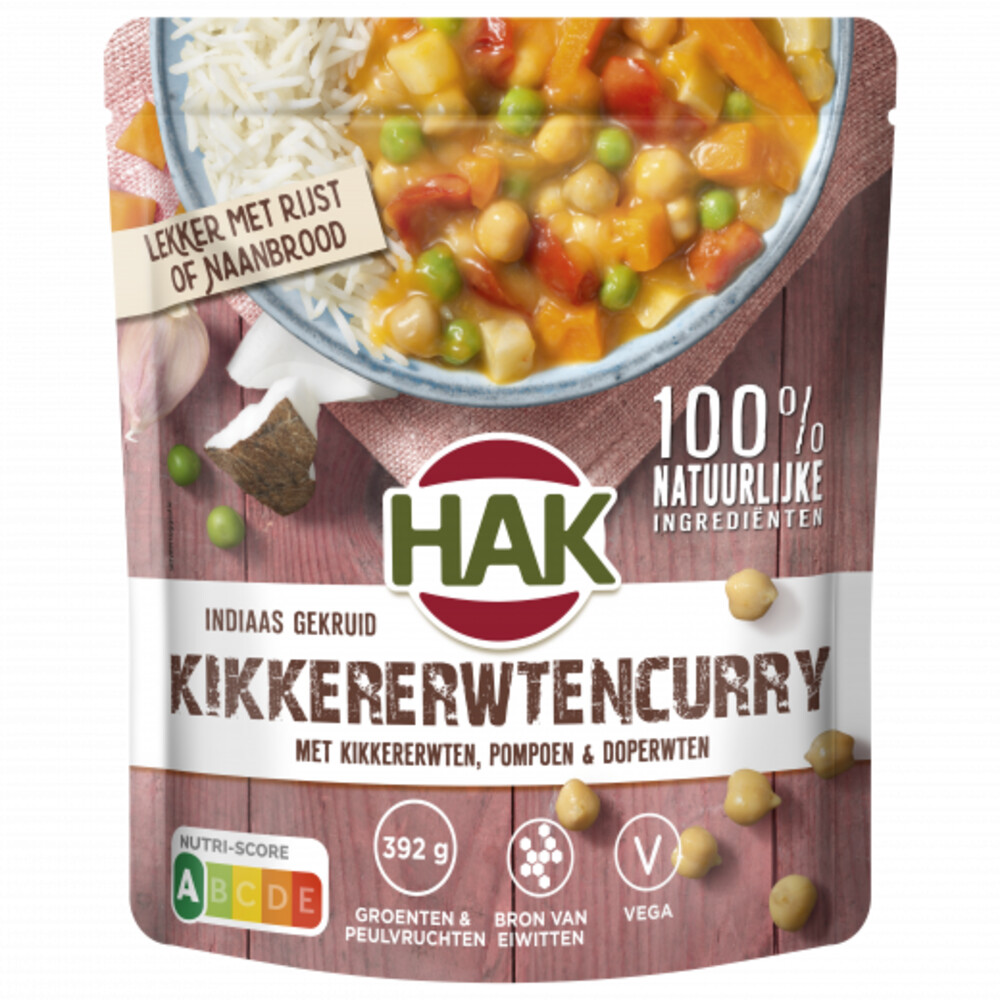 Hak Kikkererwtencurry 550 gr