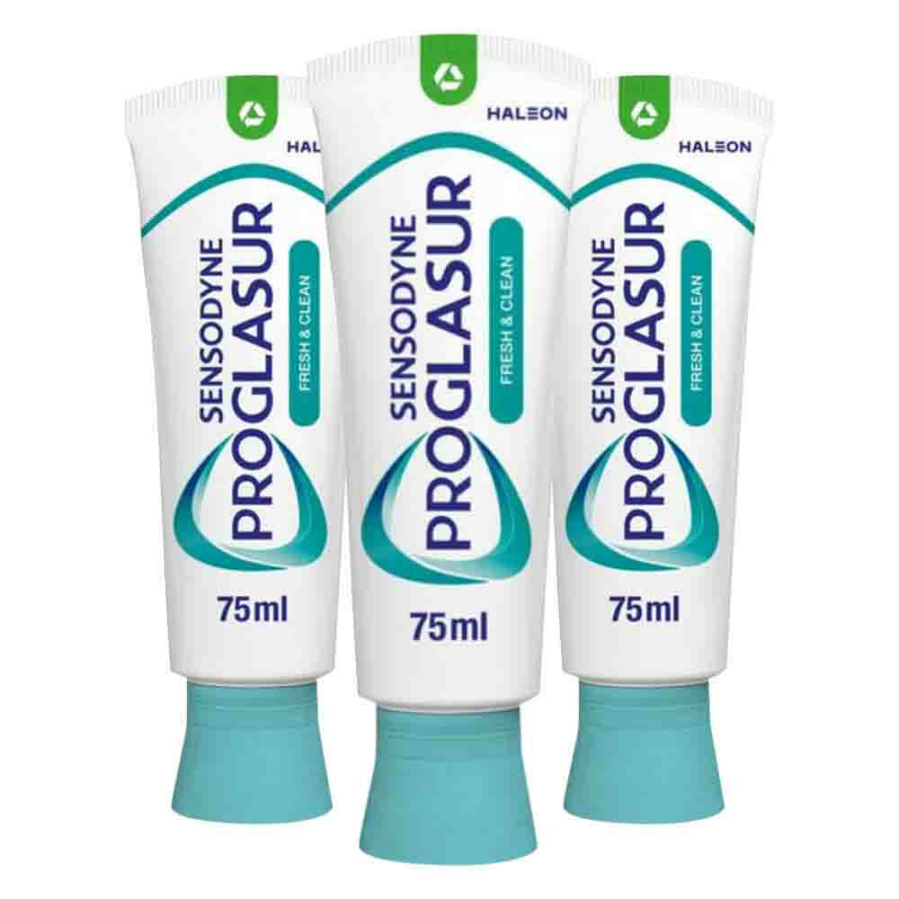 3x Sensodyne Tandpasta ProGlasur Multi-Action Fresh&Clean 75 ml