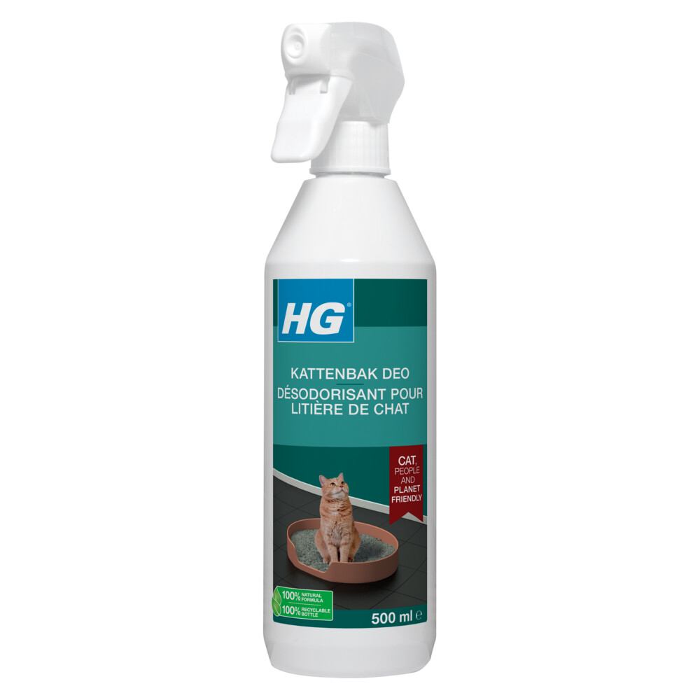 6x HG Pet Range Kattenbak Deo 500 ml