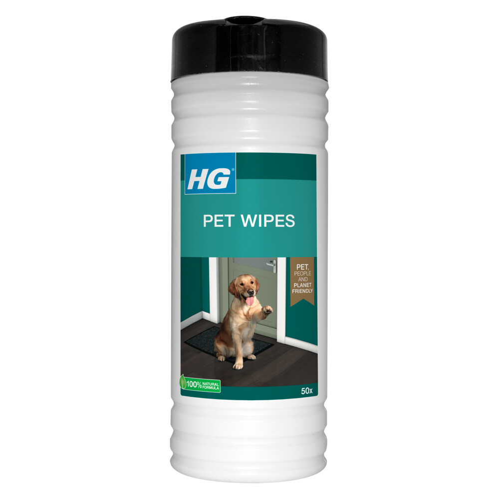 12x HG Pet Range Pet Wipes 50 stuks