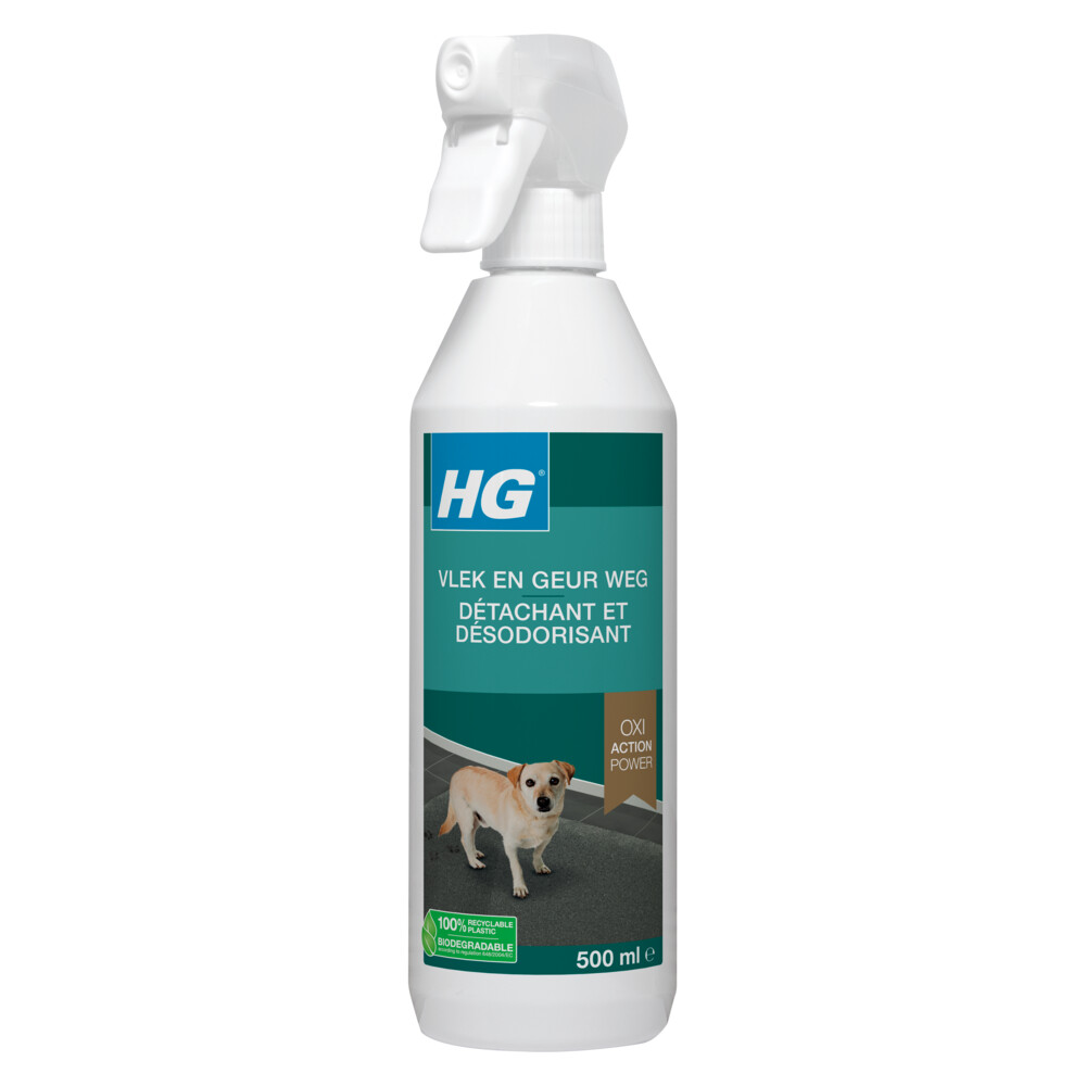 6x HG Pet Range Vlek&Geur Weg Hond 500 ml