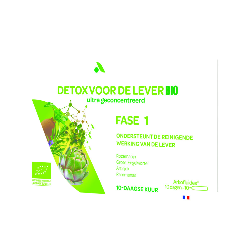 Gratis Verzending: Arkopharma Bio Drinkampullen Lever Detox 10 ampullen