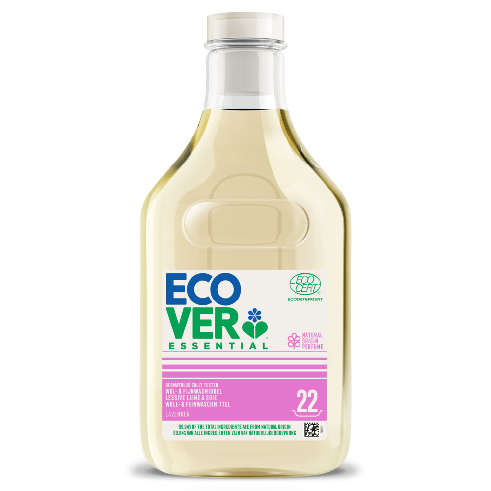 Ecover Wasmiddel Essential Wol- en Fijnwas 22 Wasbeurten 1000 ml