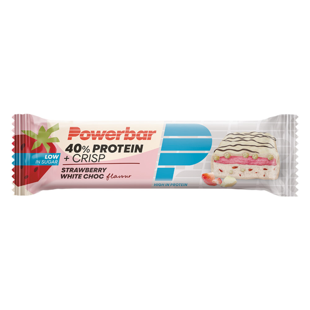 PowerBar Proteine + Crisp Strawberry White Choc 40 gr