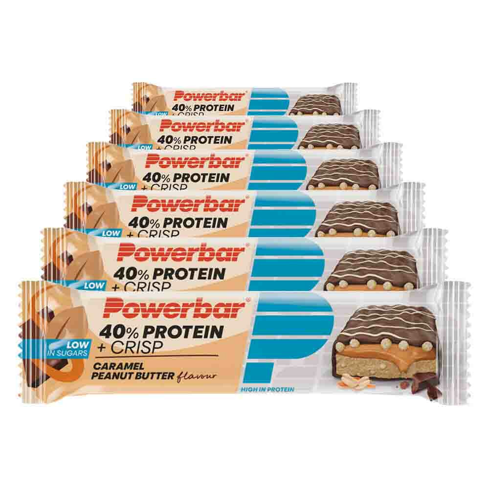 6x PowerBar Proteine + Crisp Caramel Peanut Butter 40 gr
