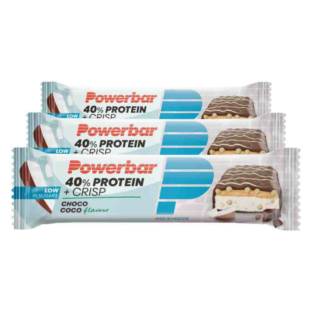 3x PowerBar Proteine + Crisp Choco Coco 40 gr