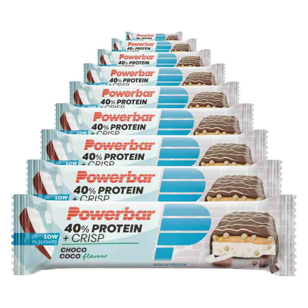 9x PowerBar Proteine + Crisp Choco Coco 40 gr