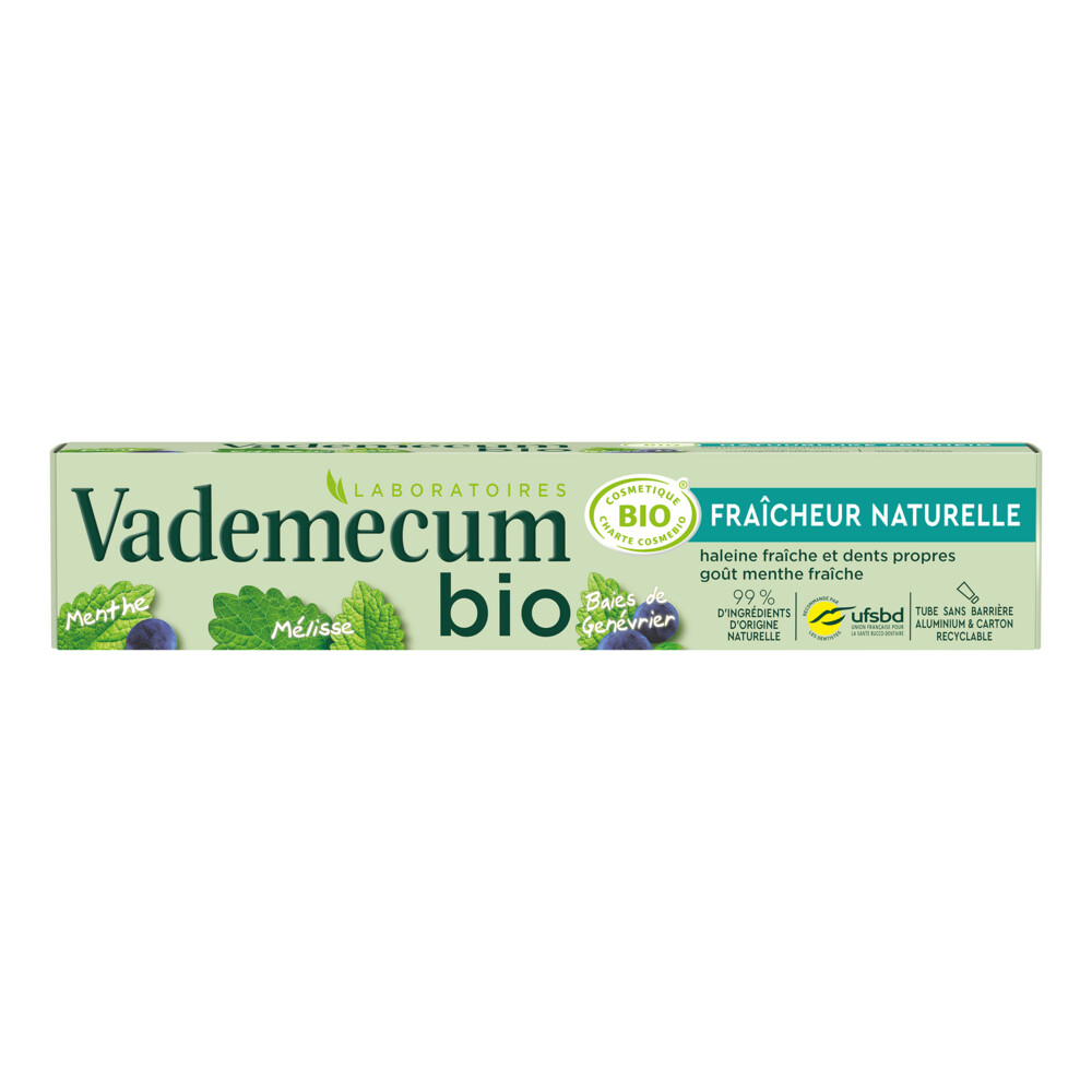 Vademecum Tandpasta Bio Natural Fresh 75ml