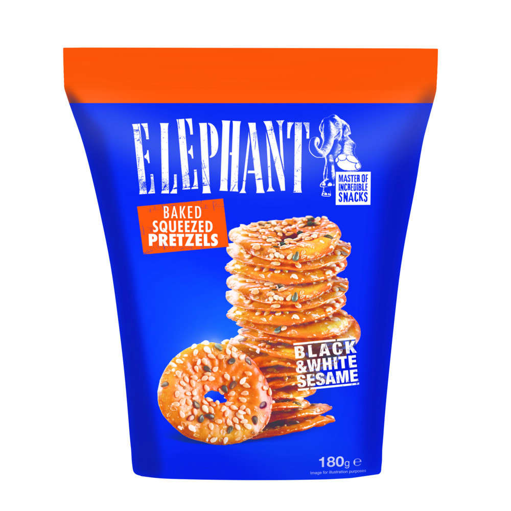 Elephant Pretzels Sesam 180 gr