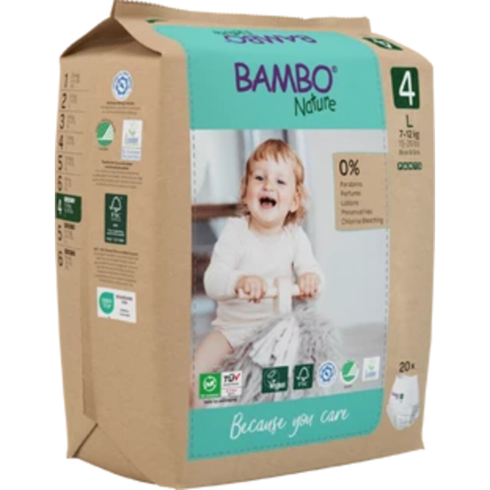 Bambo Nature Luierbroekjes Maat 4 (7-12 kg) 20 stuks, foto 2