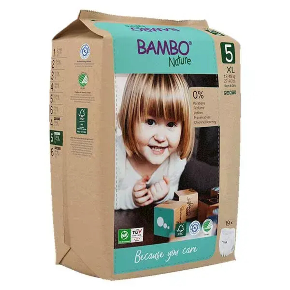 Bambo Nature Luierbroekjes Maat 5 (11-17 kg) 19 stuks