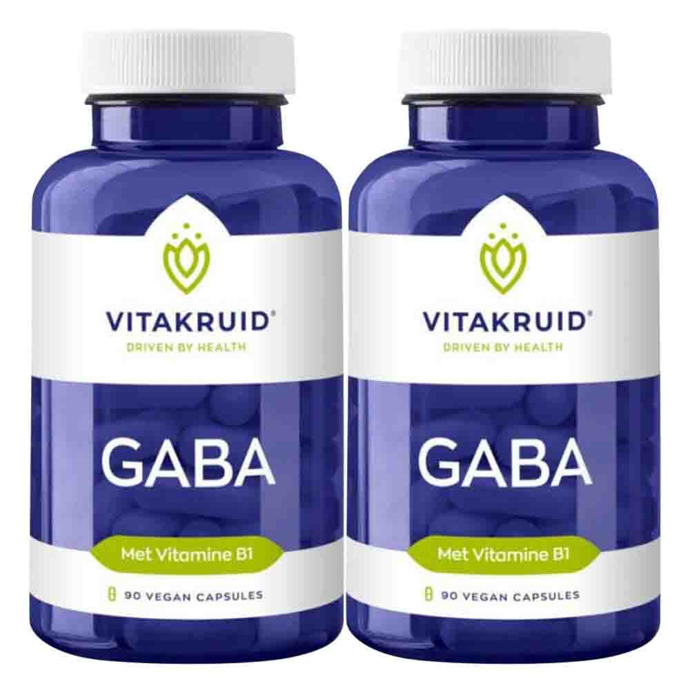 Gratis Verzending: 2x Vitakruid Gaba 90 capsules