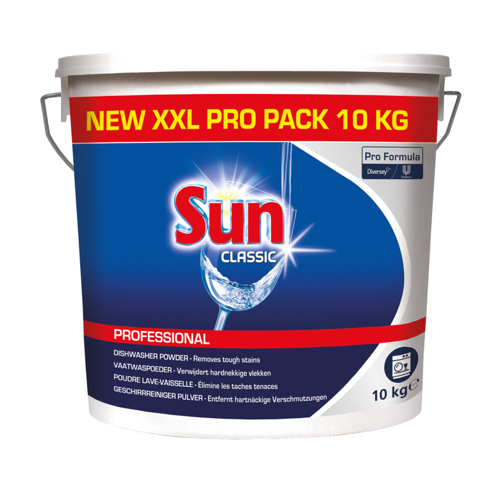 Sun Professional Vaatwaspoeder 10 (Lange wascyclus - huishoudmachine), Pro Formula 10 kg