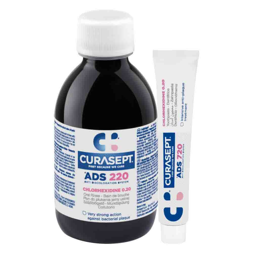 Curasept 0,20% CHX Mondspoeling en Gel-Tandpasta Pakket