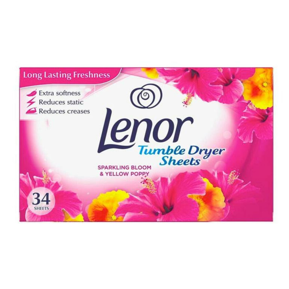 Lenor Droogtrommeldoekjes Sparkling Bloom 34 stuks