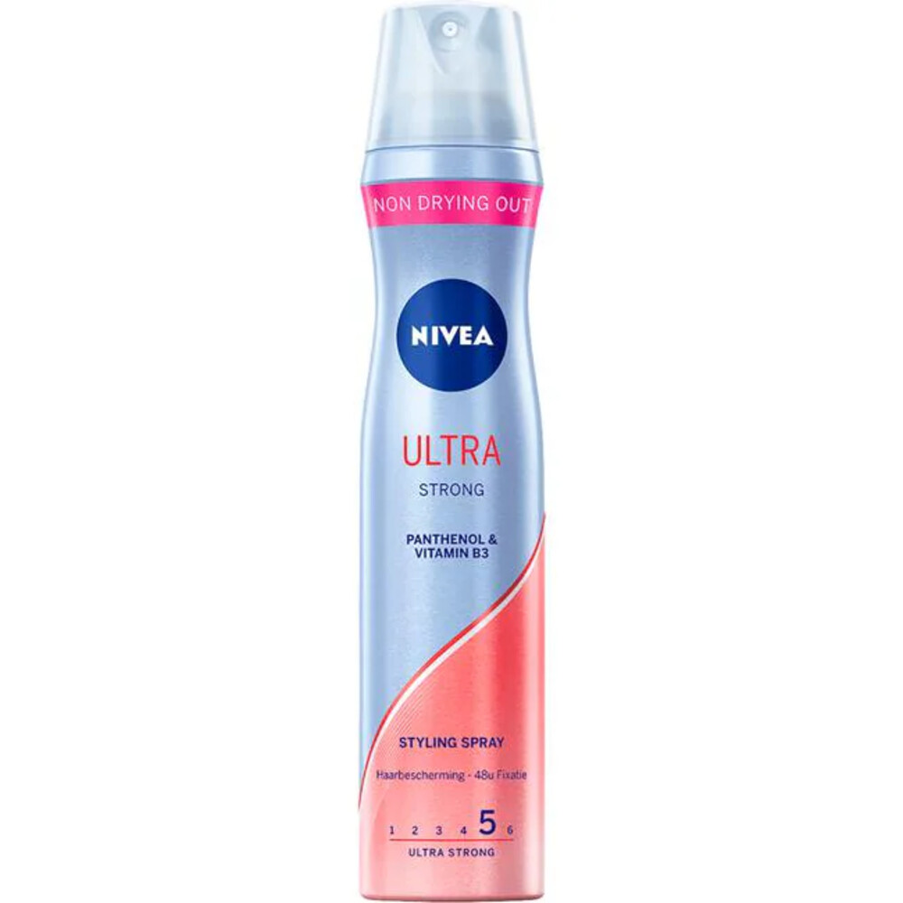 6x Nivea Haarspray Ultra Strong 250 ml