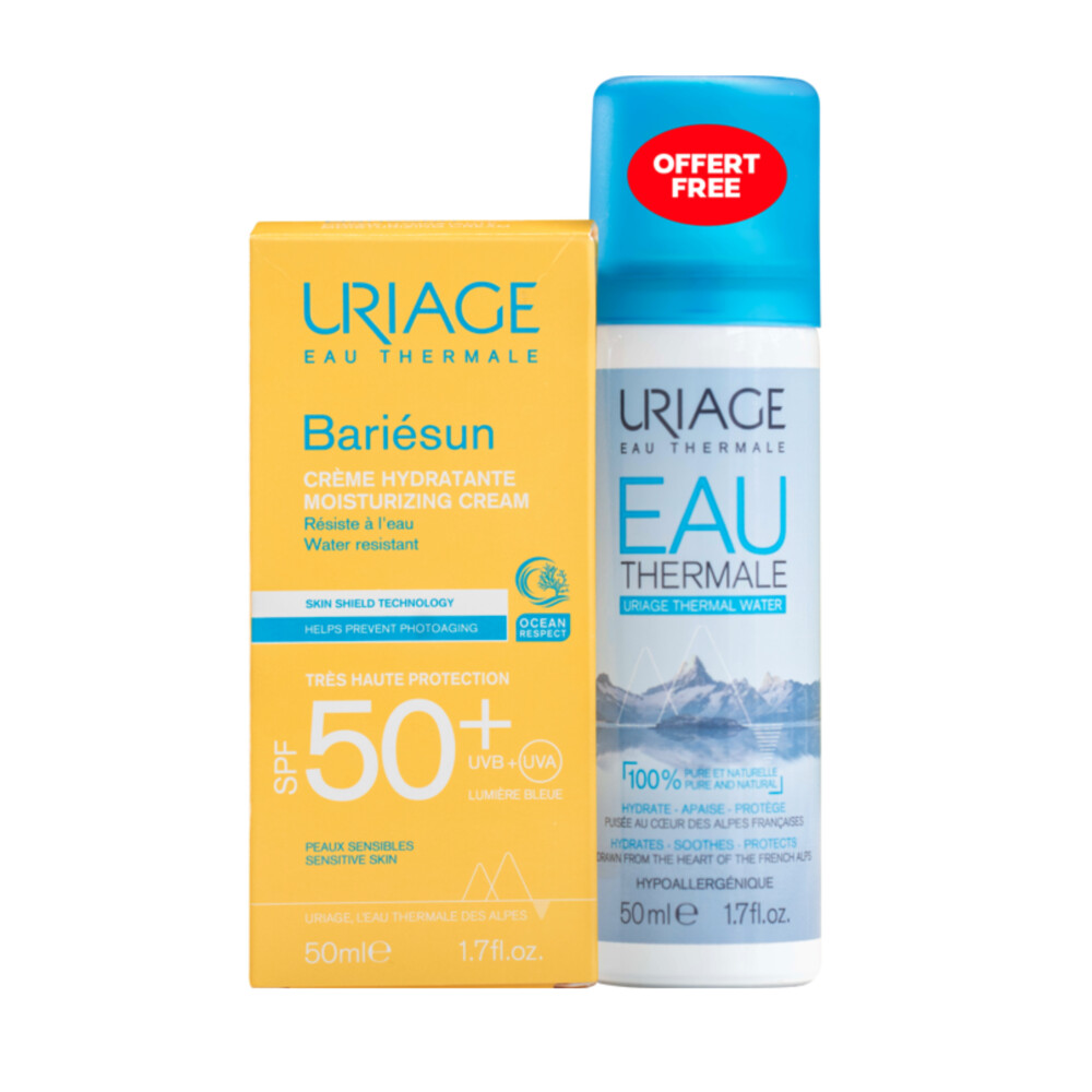 Uriage Bariésun Crème SPF 50+ 50 ml + Eau Thermale d'Uriage 50 ml 50 ml