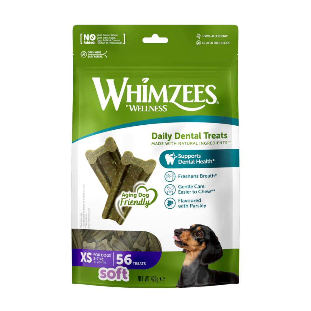 Whimzees Value Bag Soft XS 56 stuks