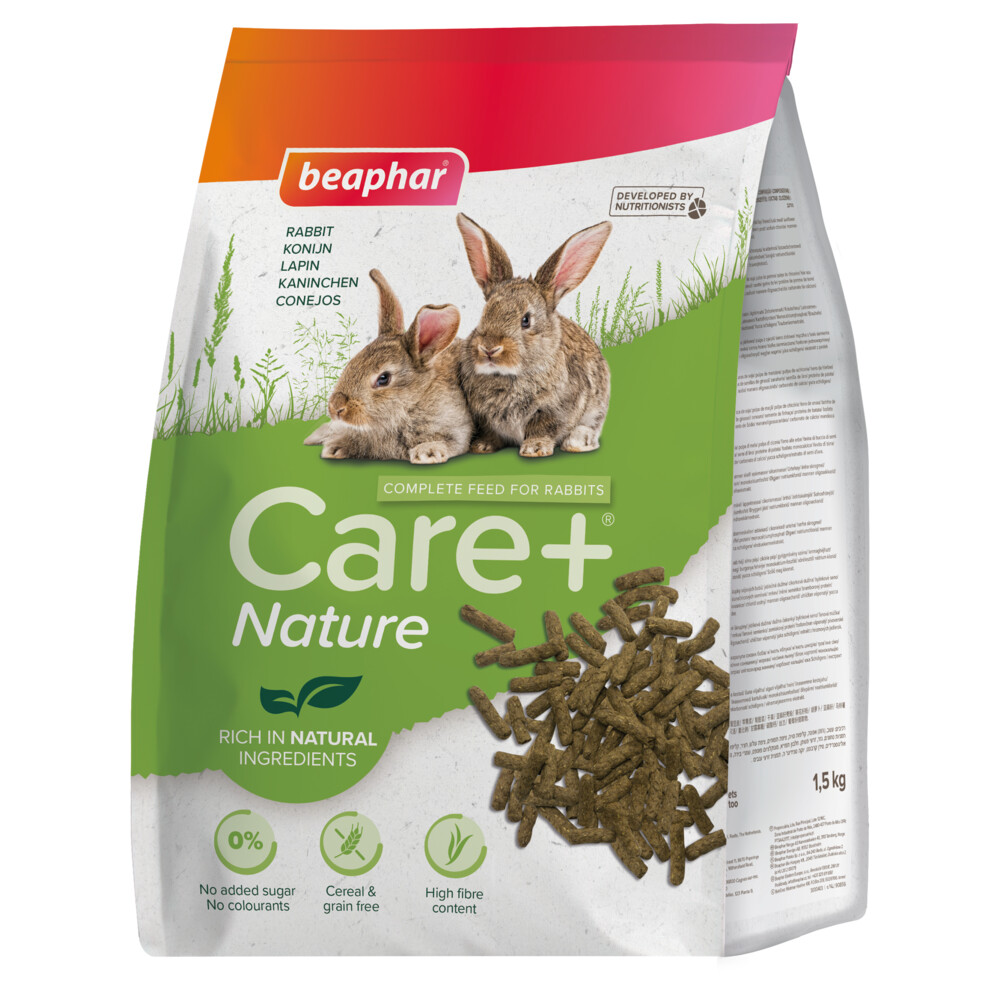 4x Beaphar Care+ Nature Konijn 1,5 kg